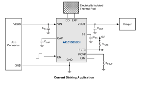 AOZ13058DI Typ App Drawing